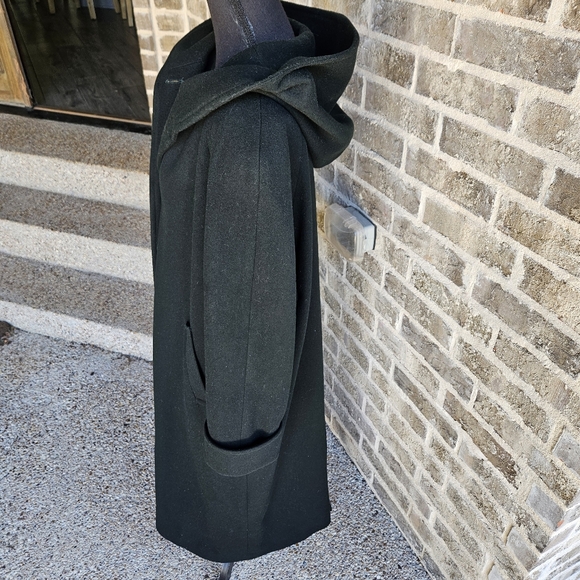 Preston & York Black Trench Coat - Picture 3 of 10